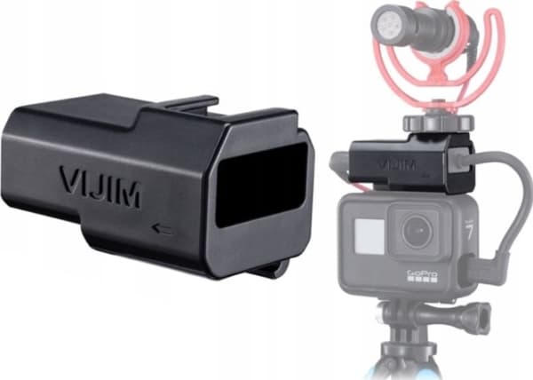 Ulanzi Microphone Holder Adapter For Aamic-001 For Gopro Hero 7 6 5 Black