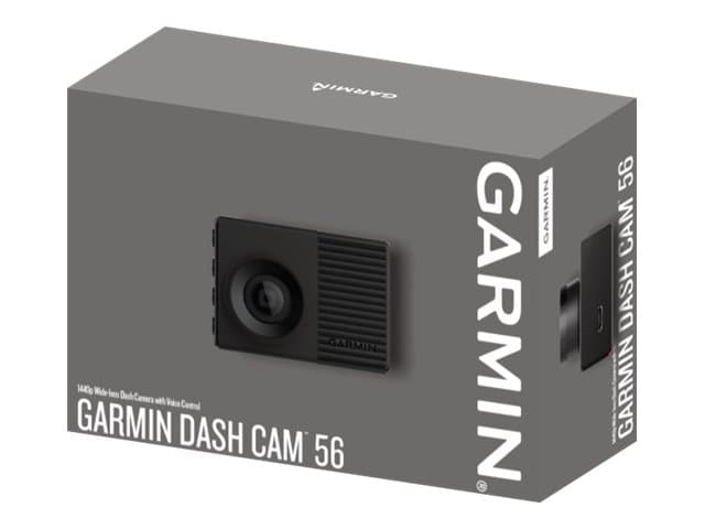 Garmin Dash Cam 56 - Instrumentbordkamera - 1440p / 60 fps - Wi-Fi, Bluetooth - G-Sensor