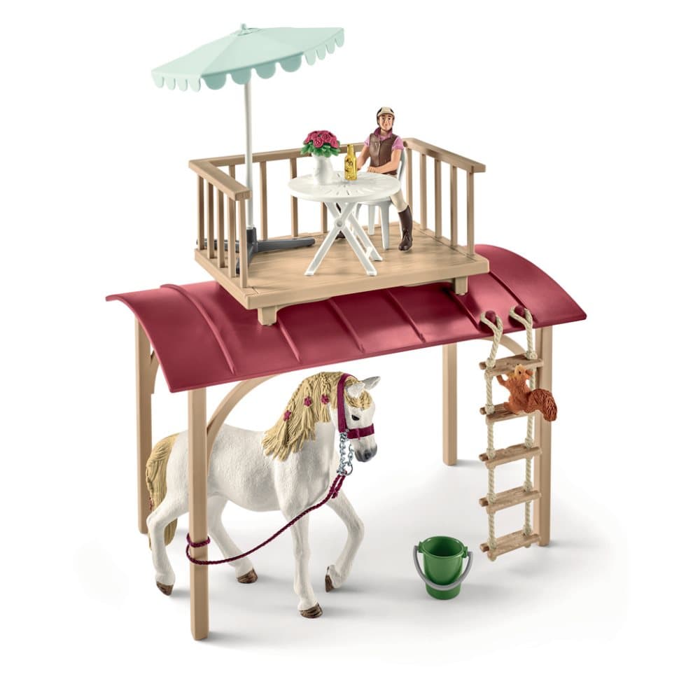 schleich® HORSE CLUB Caravan Husvagn för hemliga klubbträffar 42415