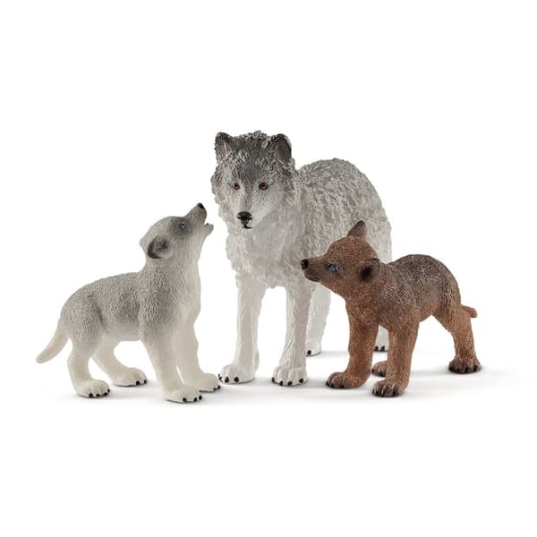 schleich® WILD LIFE Varghona med valpar 42472