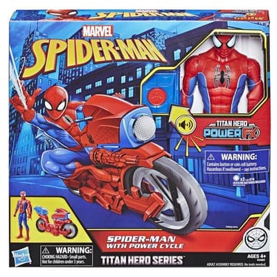 Spiderman Power Cycle with Figure (ENG)