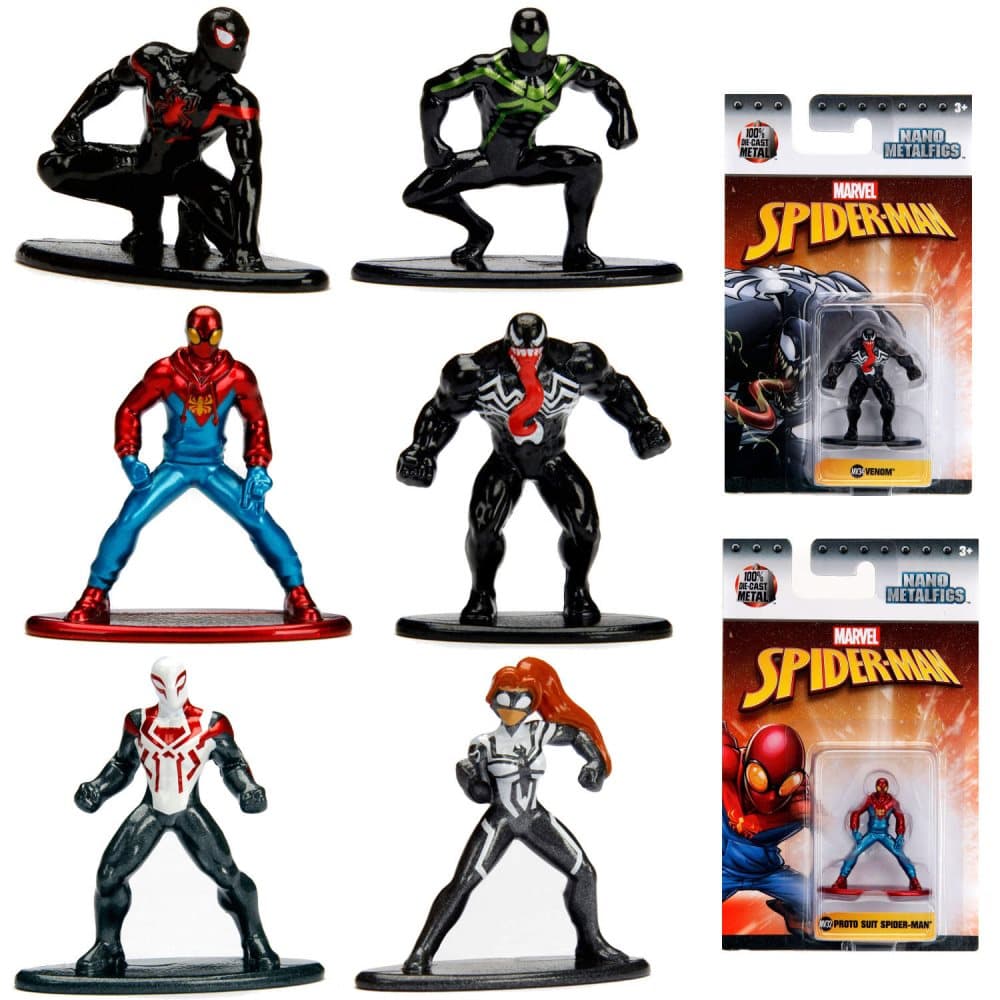 6. Spider-Man Spider Man Nano Metal Figures Collector Wave 2