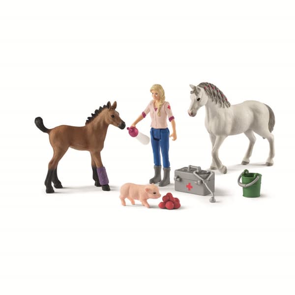 schleich® FARM WORLD Veterinärbesök hos sto och föl 42486