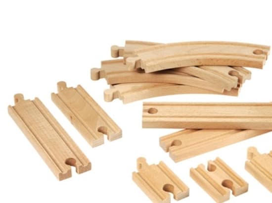 BRIO 33401, Spår, Trä, 3 År, 11 styck, BRIO