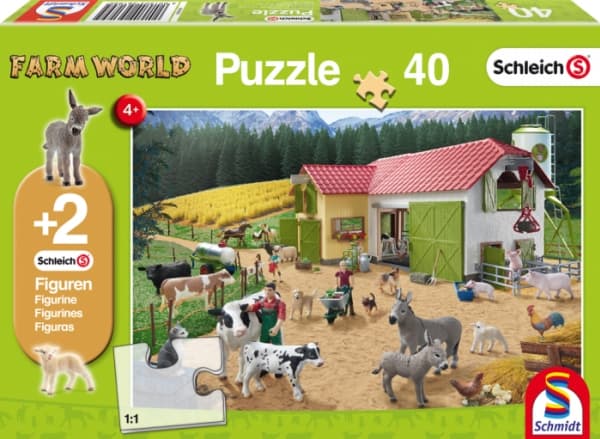 Schmidt Spiele 56189, Jigsaw puzzle, Bondgård, 4 År, 361 mm, 243 mm, Låda