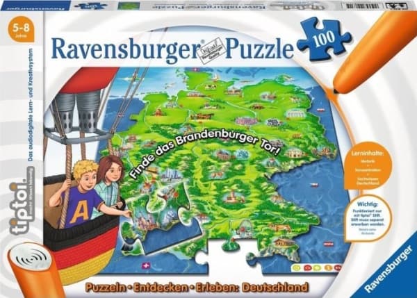 Ravensburger tiptoi puzzle, discovery, adventure. DE - 008315