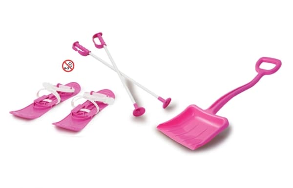 Snow Play 2fach sortier Ski Set pink