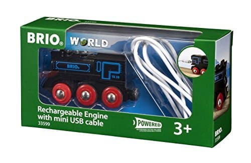 BRIO Black Battery Locomotive with Mini-USB - 59900