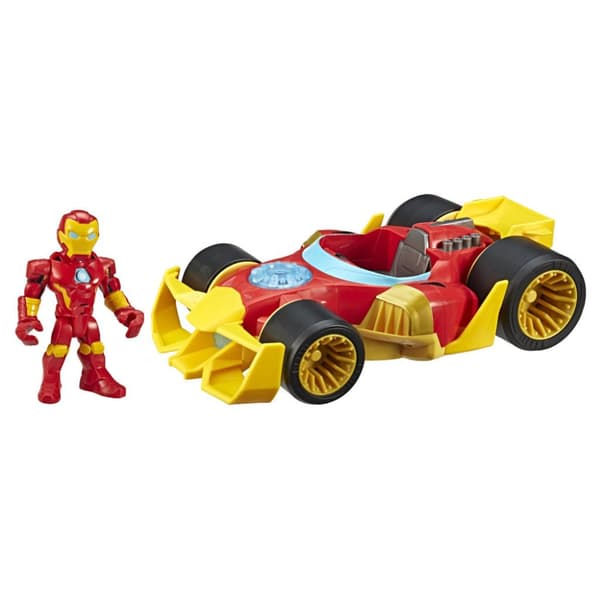 Super Hero Adventures Iron Man med fordon