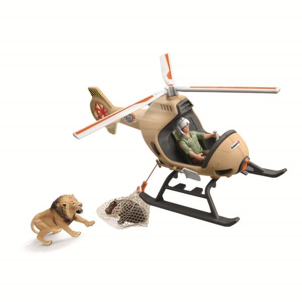 schleich® WILD LIFE Djurräddning med helikopter 42476