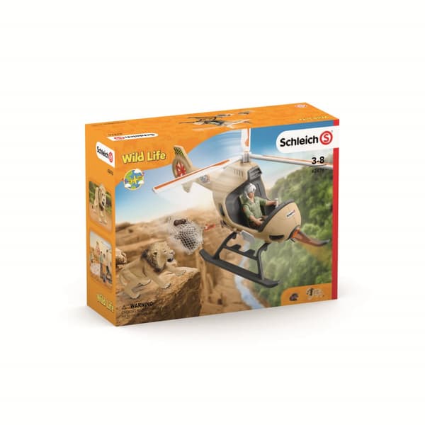 schleich® WILD LIFE Djurräddning med helikopter 42476