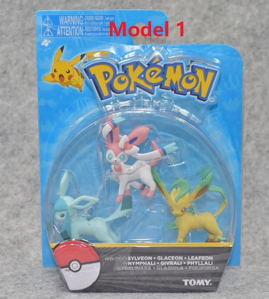 3 Pack Pokémon Pokemon Figurer 3st Model