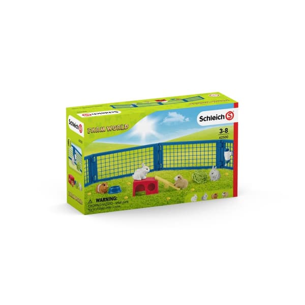 schleich® FARM WORLD Ett hem åt kaninen och marsvinet 42500