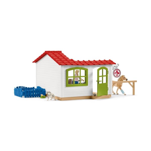 schleich® FARM WORLD Veterinärklinik med husdjur 42502