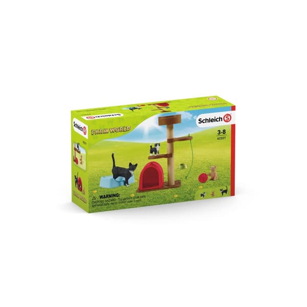 schleich® FARM WORLD Skojiga lekar för gulliga katter 42501