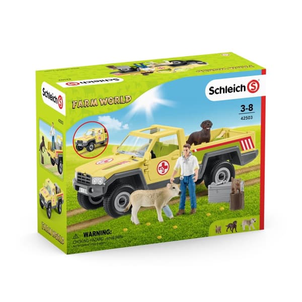 schleich® FARM WORLD Veterinären på besök på bondgården 42503