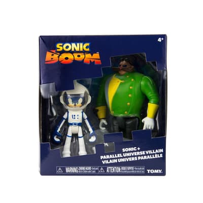 Sonic Boom Spacesuit Sonic & Parallel Universe Villain Figure