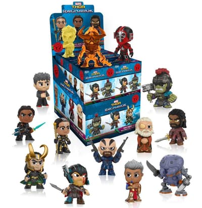 12-Pack Funko Mystery Minis Avengers Thor Ragnarok Vinyl Bobble-Head Figurer