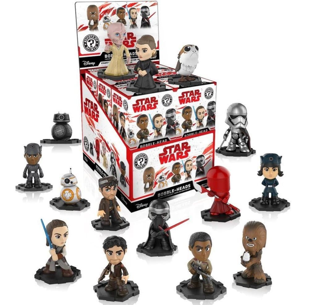 12-Pack Funko Mystery Minis Star Wars Bobble-Head Vinyl Figurer