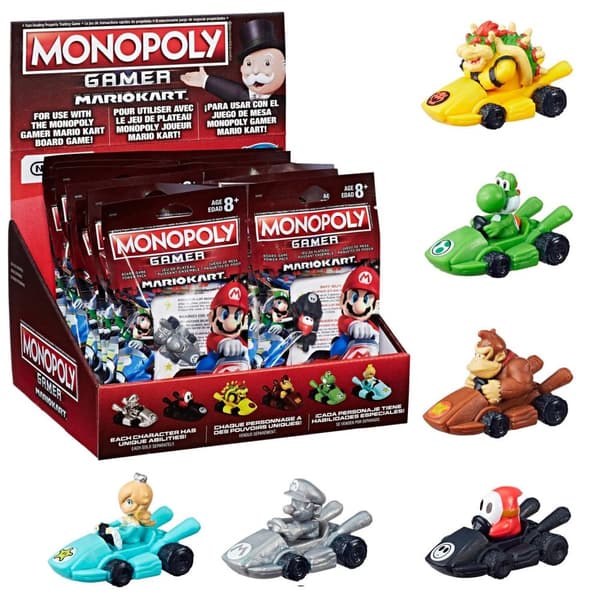 24Pack Super Mario Monopoly Gamer Mario Kart Power Pack Figures CDON