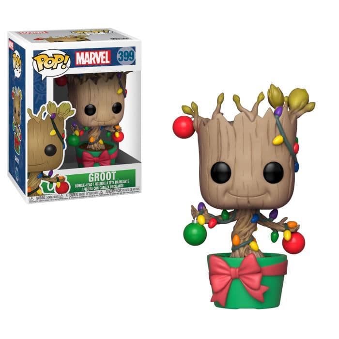 Figurko Funko Pop! Marvel: Holiday Groot (med lys og ornamenter)