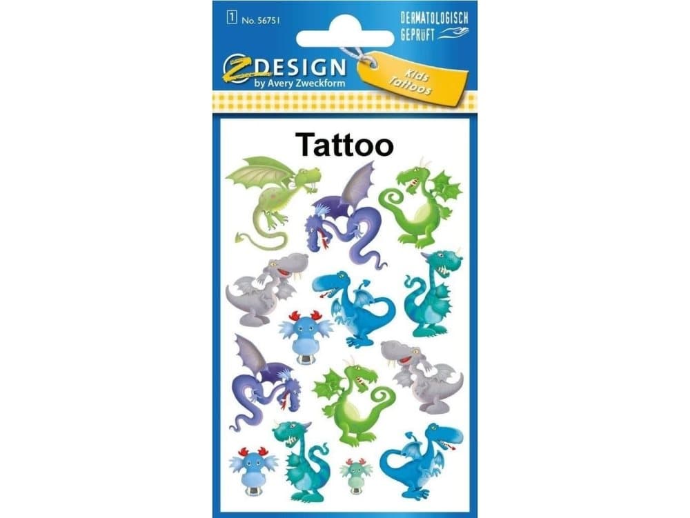Avery Zweckform Tattoos - Dragons