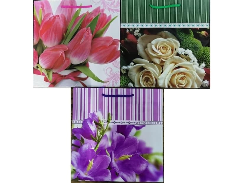 Panorama Decorative laminated bag PL-5 set 55 flowers