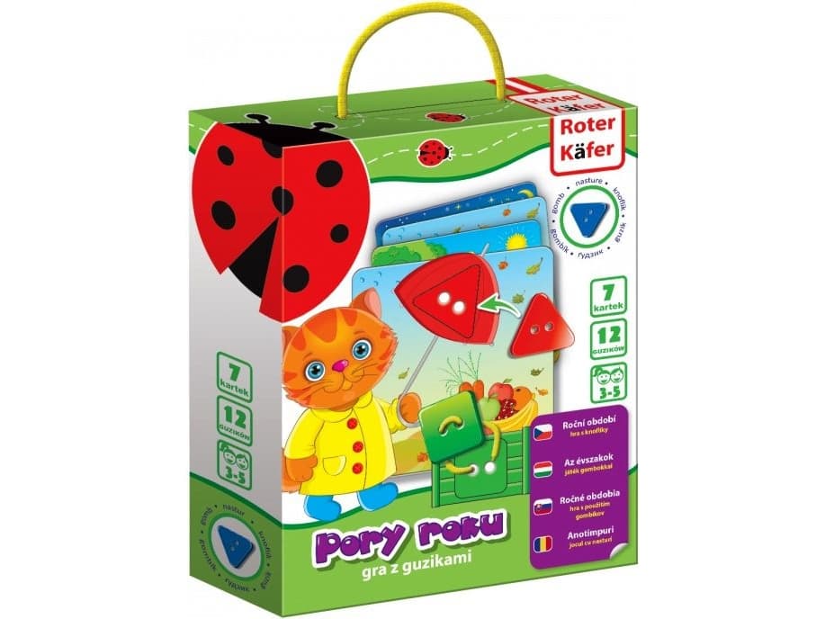 Swede Educational game with buttons Seasons