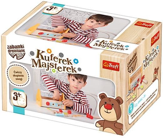 Trefl Wooden toy. Majsterek's chest