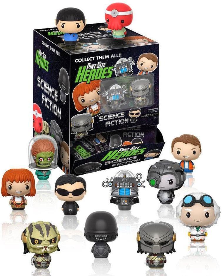 24-Pack Science Fiction Movies Pint Size Heroes Blind Bag Vinyl Figures