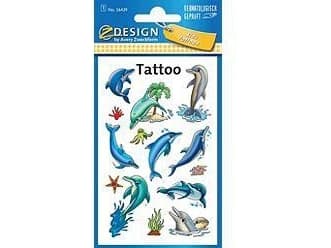 Avery Zweckform Tattoos - Dolphins (106705)