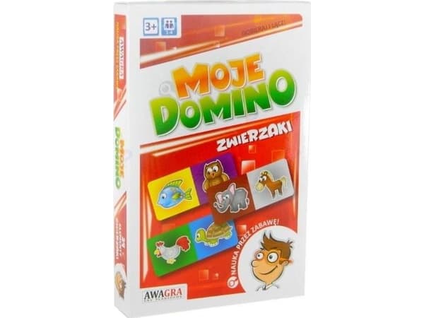 Konstnärspussel. Domino husdjur