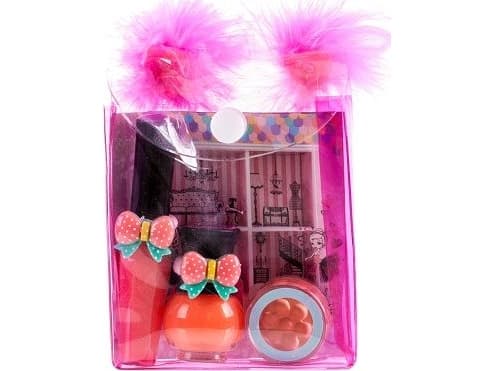 Tutu TUTU_SET Mix 24 cosmetic set lip gloss 02 + varnish 07 + mousse 02