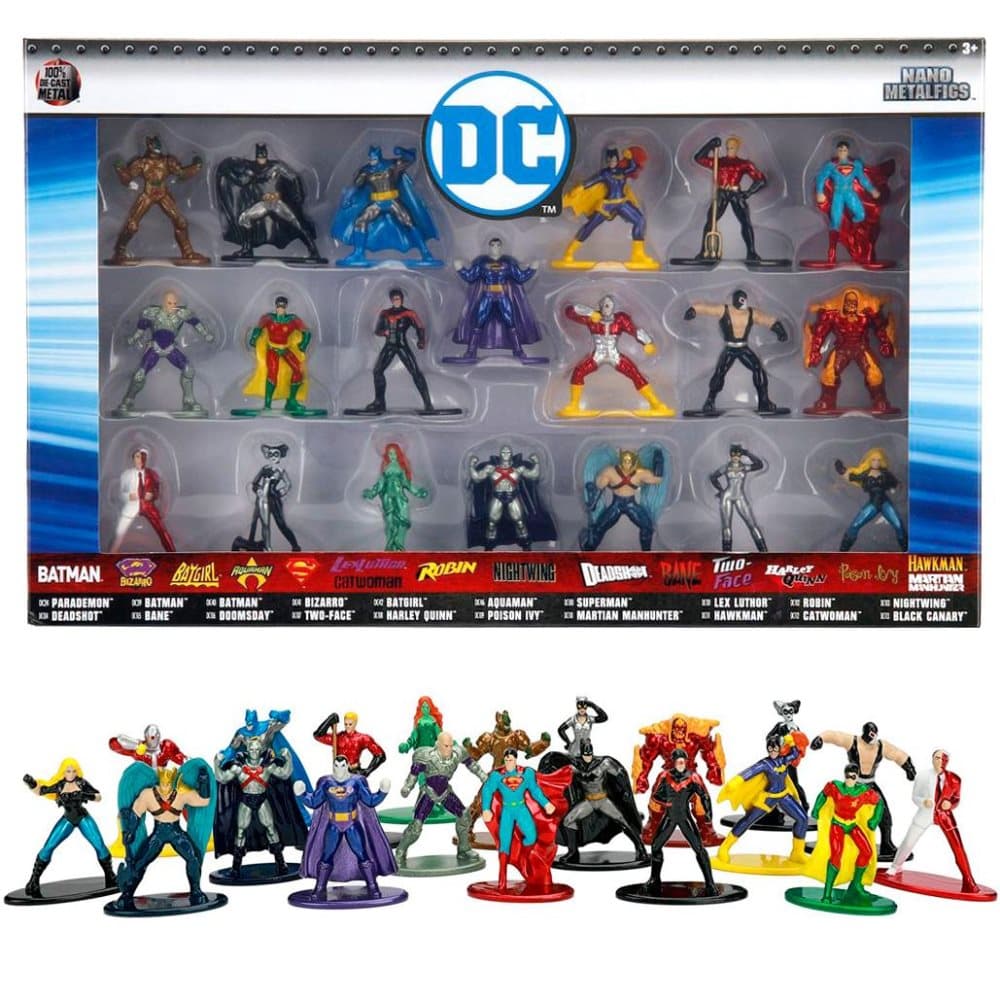 20st DC Comics Batman Nano Metalfigs Samlarfigurer 100% Die-Cast Wave 2