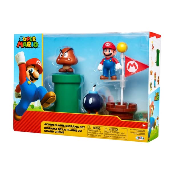 Super Mario Acorn Plains Diorama Set