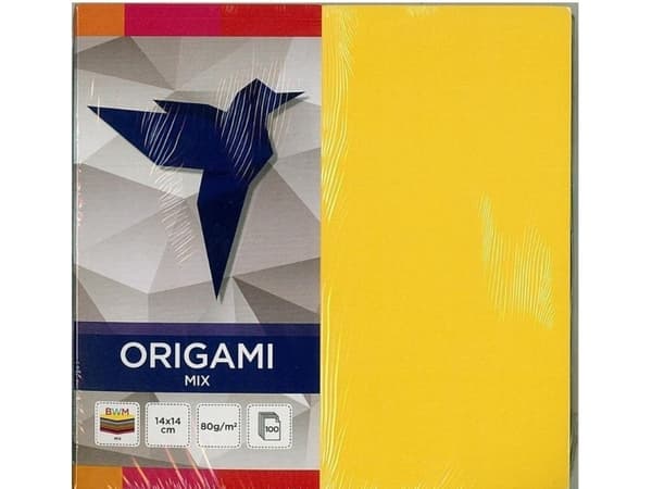 Interdruk Origami 14x14cm, 100 kartonkia (210398)