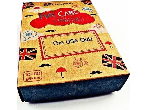 Creativo Fun Card English The USA Quiz CREATIVO