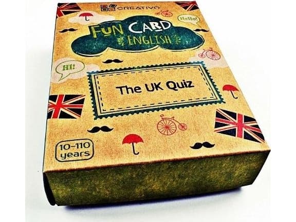 Creativo Fun Card English The UK Quiz CREATIVO