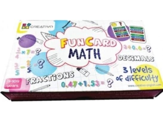 Creativo Fun Card Math (murtoluvut, desimaaliluvut)