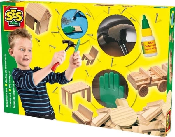 SES Creative Byggesæt i træ