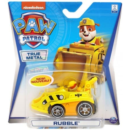 Paw Patrol True Metal Rubble Diecast Car