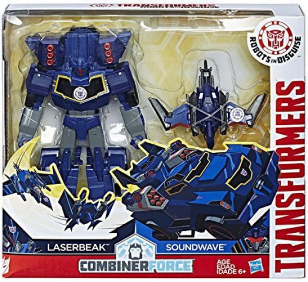 Transformers Robots in Disguise Activators Soundwave & Laserbeak Action Figure
