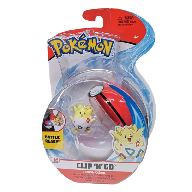 Pokemon Clip N Go Togepi + Poke Ball