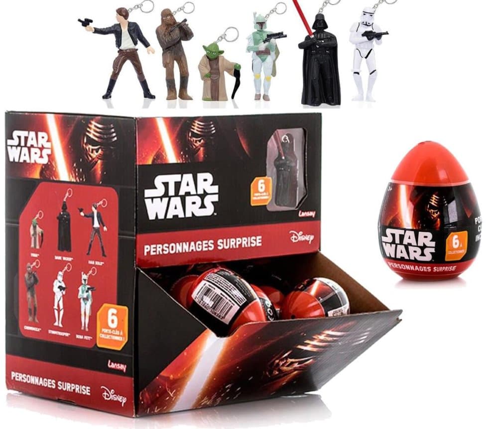 24-pakke Star Wars Nøgleringstal Figures Mystery Egg