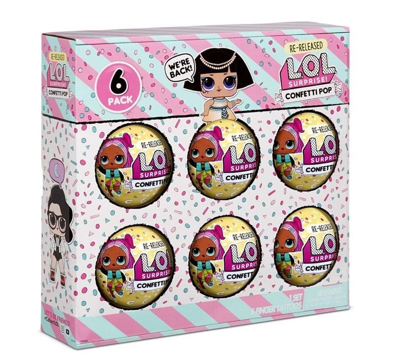 L.O.L. Surprise Confetti Pop 6-Pack