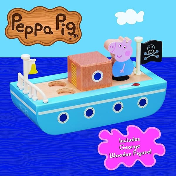 Peppa Pig Wooden Boat