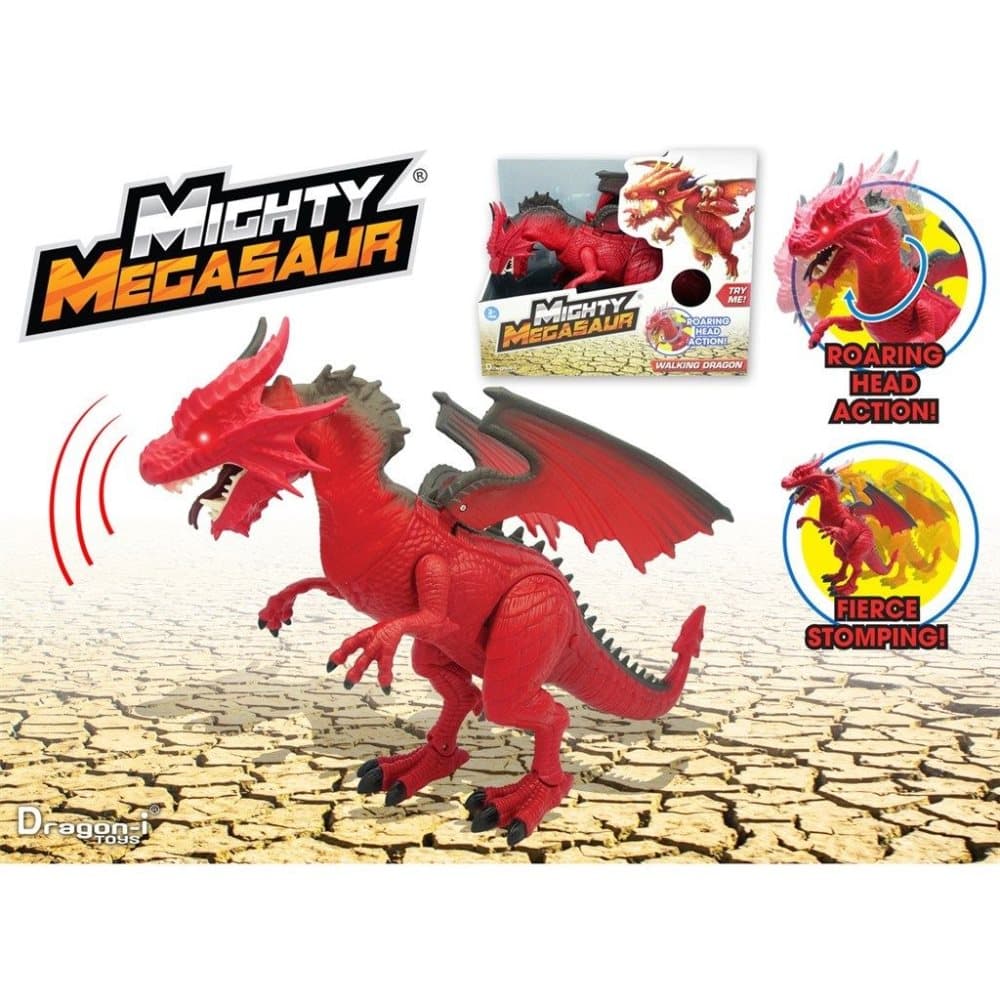 Mighty Megasaur 30 CM Battery Operated Walking Dragon