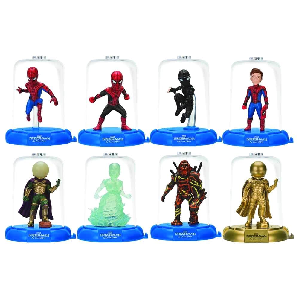 3-Pack Spider-Man Far From Home Domez Collectible Minis Figurer 5-6cm