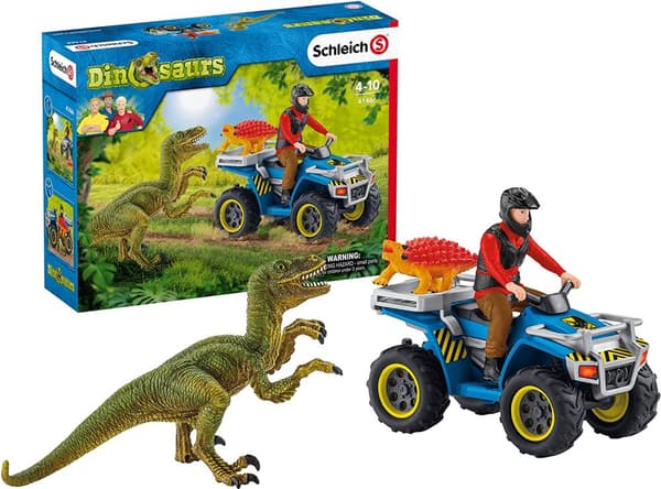 Schleich 41466 Quad escape from Velociraptor