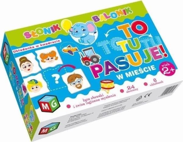 Multigame This is where it fits In the city - Elephant Balonik